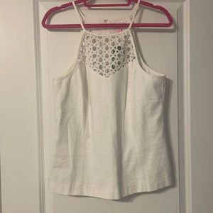 Lilly Pulitzer white sleeveless top